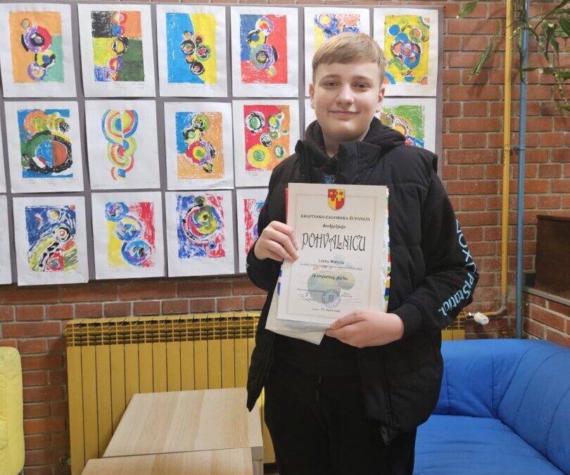 Leon na Županijskom natjecanju iz Engleskog jezika