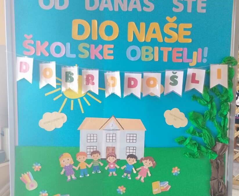 Prvi dan škole za naše prvašiće